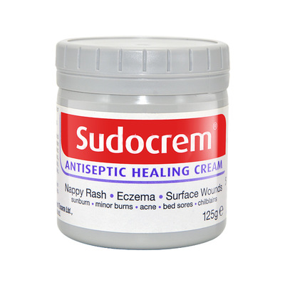 Sudocrem英国屁屁霜新生儿宝宝护臀膏pp霜屁屁乐去黑头粉刺125g